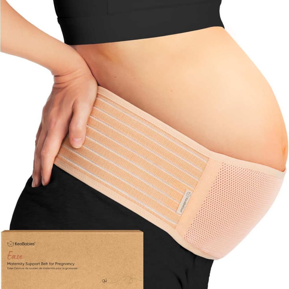 KeaBabies Beige Maternity Support Belt for Pregnancy